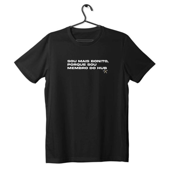 Camiseta Masculina Hubpodcast Membro Hub Preta