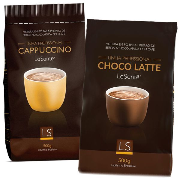 Kit Cappuccino Classic e Chococcino La Santé 1kg