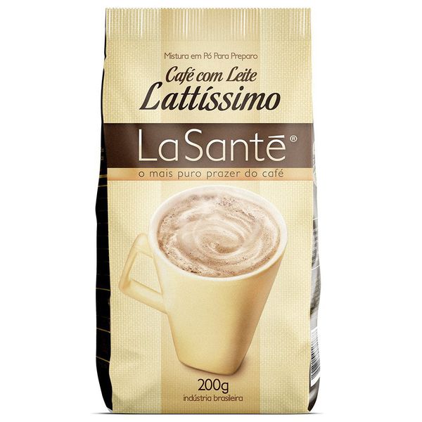 Cappuccino Café com Leite Latíssimo La Santé 200g