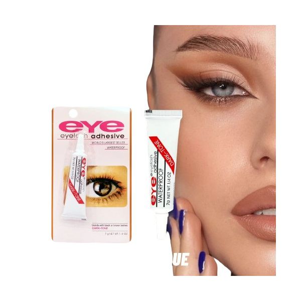 Cola para Cílios Postiços à Prova de Água IPD Eye Preto - Moda Fácil Ferramentas de Maquiagem Hipoalergênica