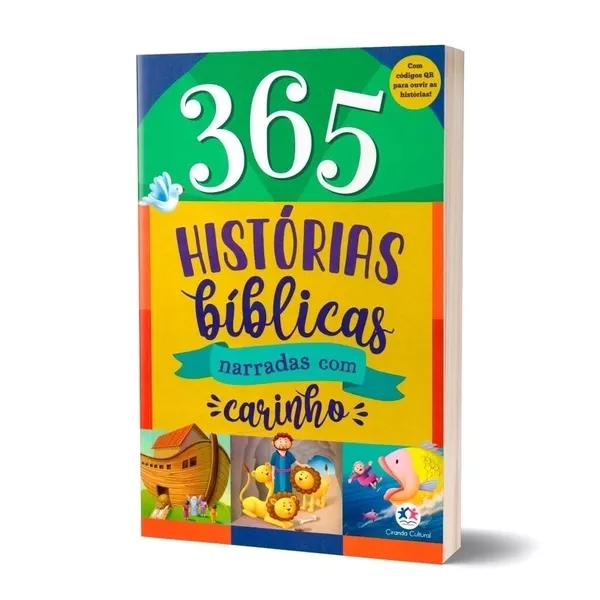 Livro Infantil 365 Histórias Bíblicas Narradas com Carinho