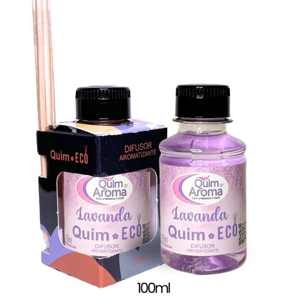 Difusor de Ambiente Mini Quim Eco Lavanda - 100 ML 