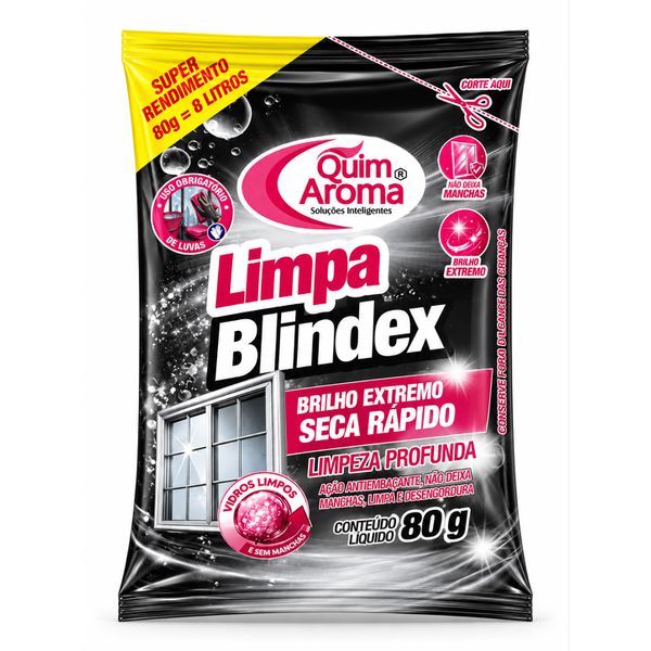 Limpa Blindex Limpadores em Pó 80g 