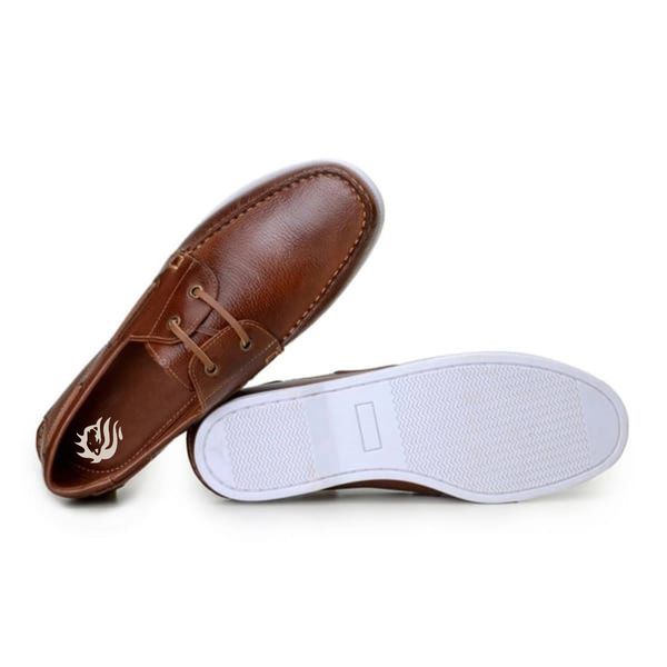 Dockside clearance couro masculino
