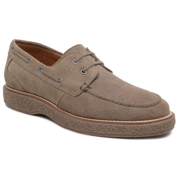 Modelo Sider Matteo Casual Masculino Em Camurça Taupe 