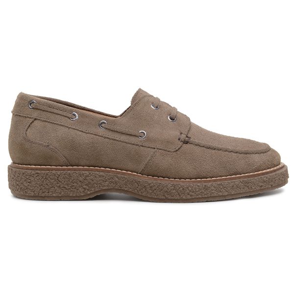 Modelo Sider Matteo Casual Masculino Em Camurça Taupe 
