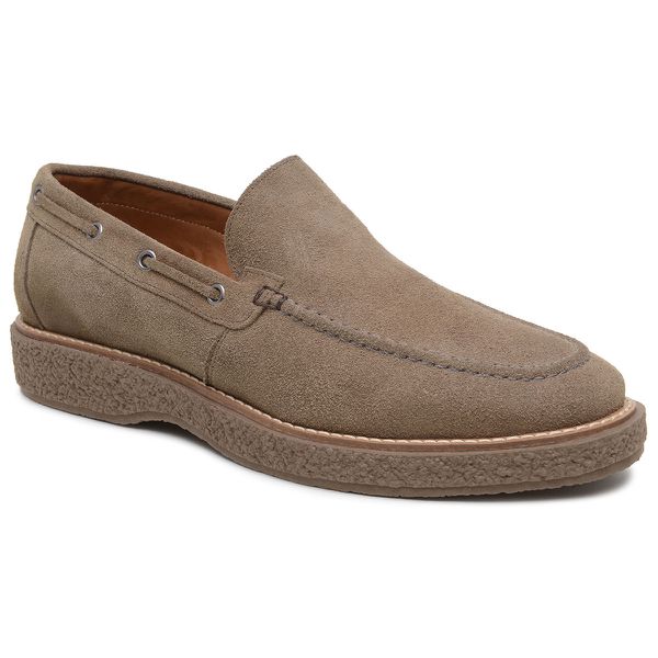 Sapato Masculino Sider ZOOE Camurça Taupe