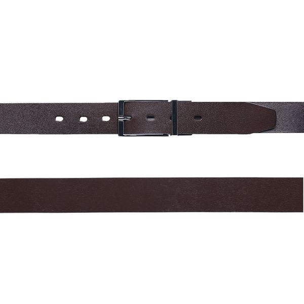 Cinto Social Masculino Dupla Face Turunelli - Preto e Café