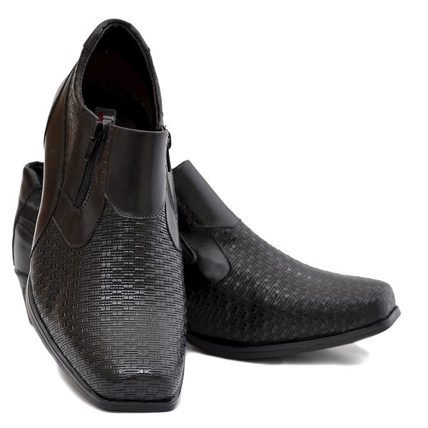 Bota Country Social Cano Curto Preto 4122
