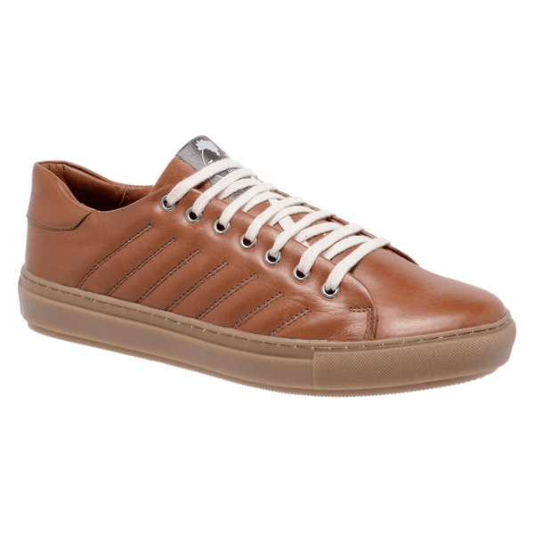 Sapatênis Sider Casual Couro Turunelli Caramelo - 8020