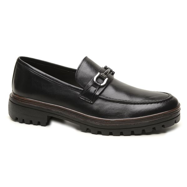 Mocassim Alaska Preto - 608-ALASKA-PRETO - Turunelli Calçados