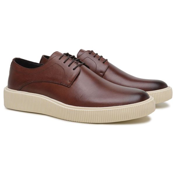 Sapato Masculino Derby Konna Whisky