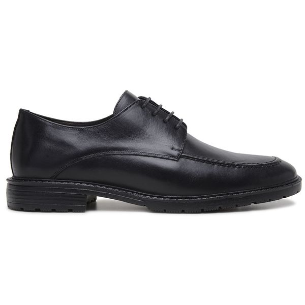 Sapato Casual Noruega Tratorado Preto