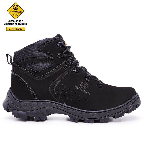 Bota Coturno Adventure Arizona Preta - MB-ARIZONA-... - Turunelli Calçados
