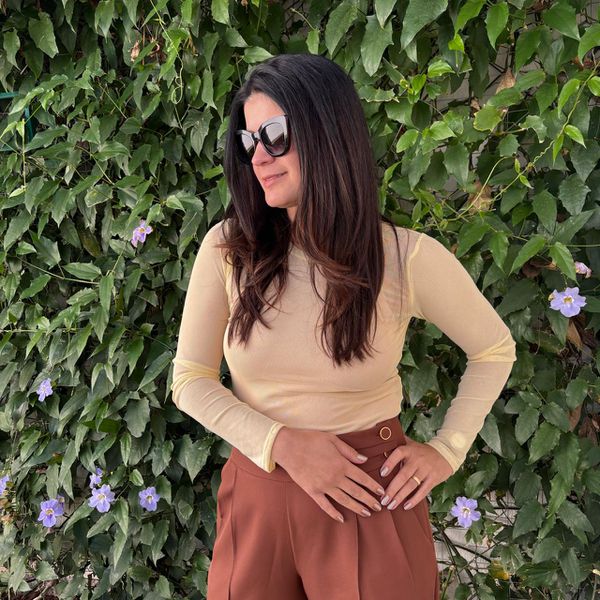 Blusa Feminina Tule Lisa - Manteiga