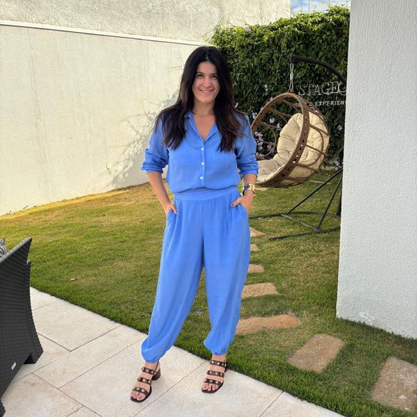Calça Feminina Aladin - Azul