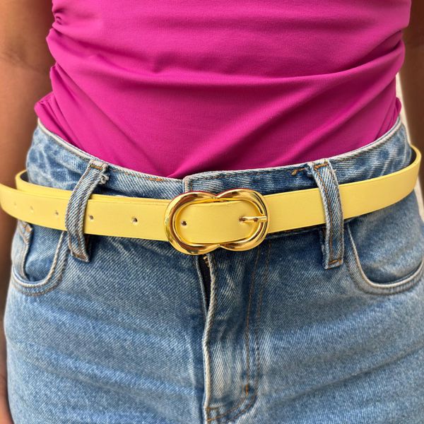 Cinto Feminino - Amarelo