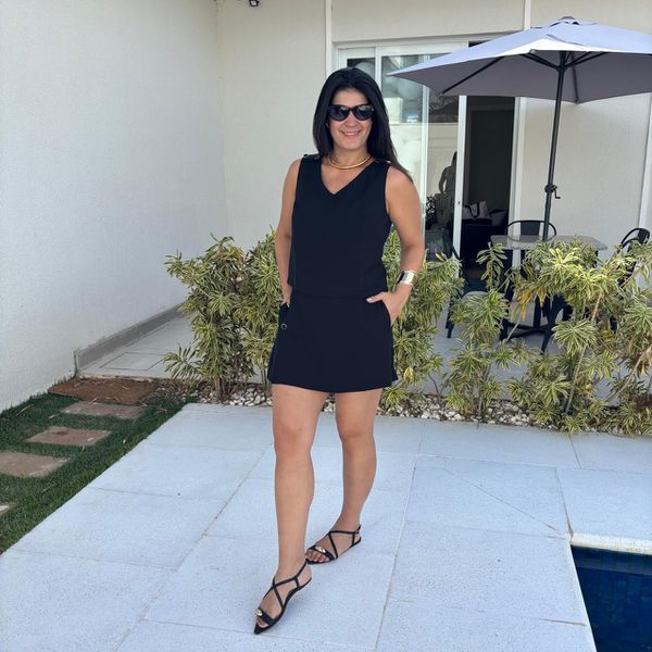 Conjunto Feminino Cristobal - Preto