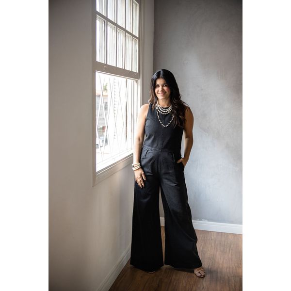 Macacão Feminino Wide Leg - Preto