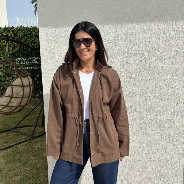 Parka Feminina - Marrom