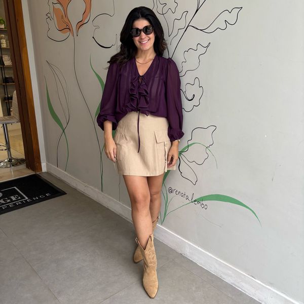 Shorts Saia Cargo - Avelã