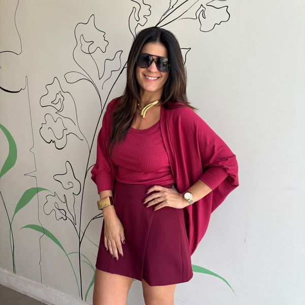 Twin Set Feminino - Cereja