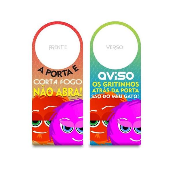 AVISO DE PORTA TOC TOC 