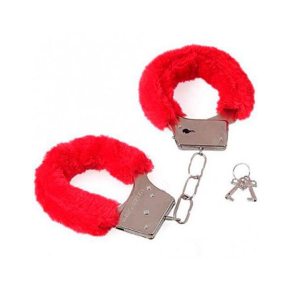 ALGEMAS DE PELÚCIA VERMELHO