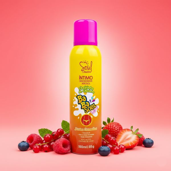 DESODORANTE ÍNTIMO BABASOUL FRUTAS VERMELHAS
