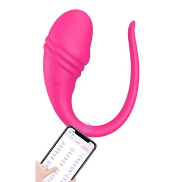 VIBRADOR GLANDE PINK VIA BLUETOOTH