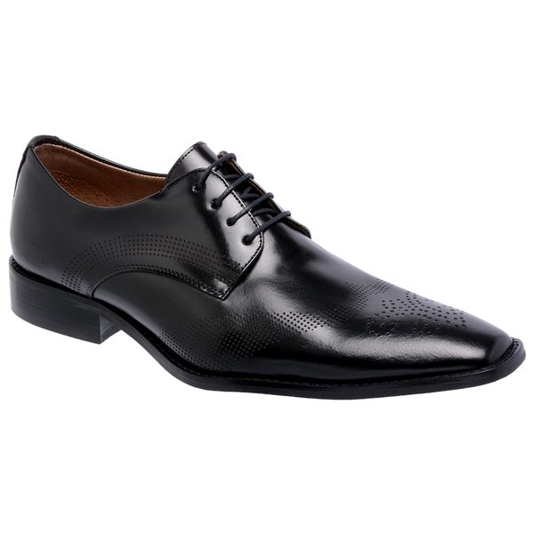 Sapato Social Oxford Cromo Argentino Preto