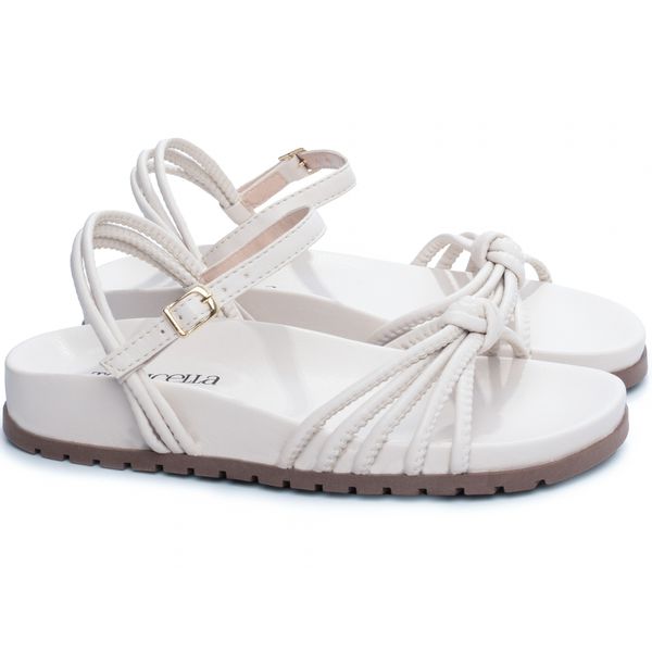 Sandália Papete Birken Off White