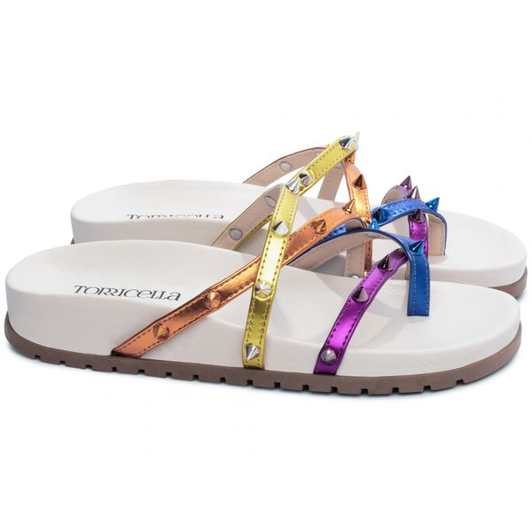 Sandália Papete Birken Multicolorido