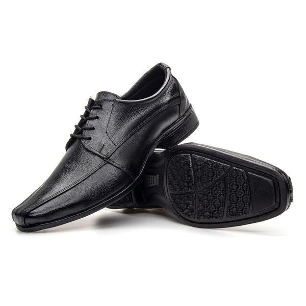 Sapato Social Sonny 2 Atacador Couro Legitimo Solado Confort 