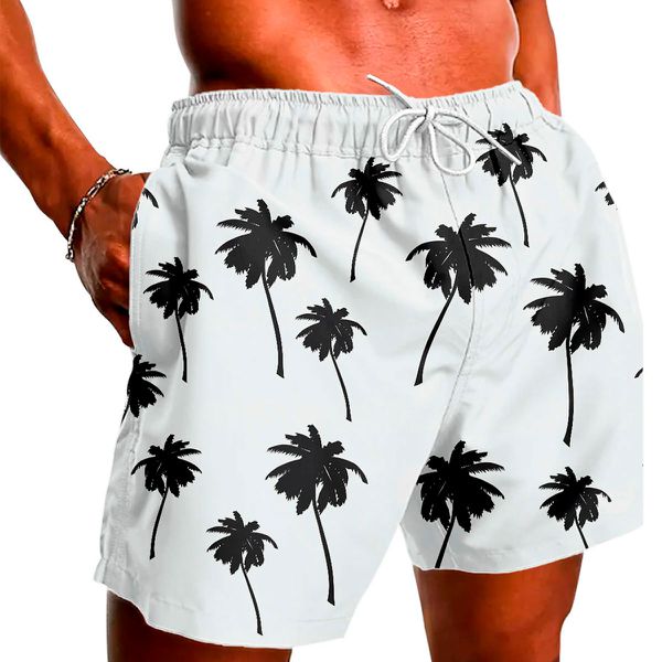 Short Masculino Moda Praia Belga Estampado
