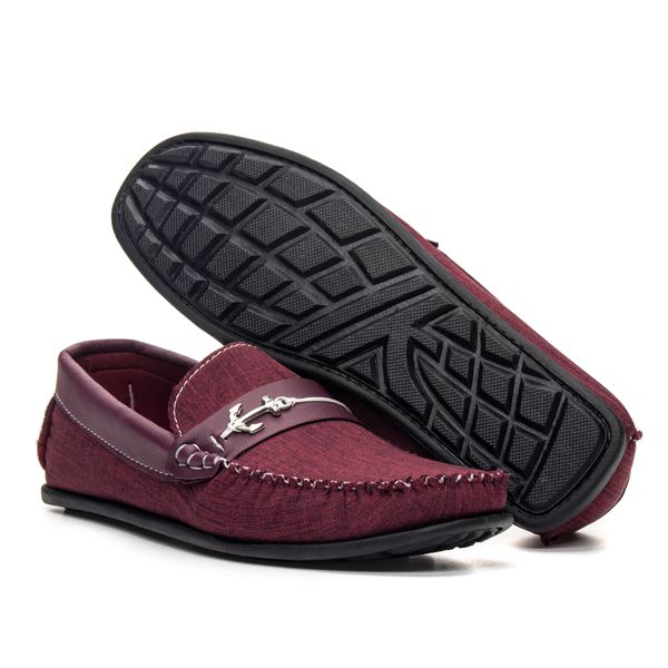 Mocassim Jeans Fivela Borracha Ecco 