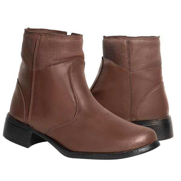 Bota Cano Medio Blend Sintetico Ecologico Solado Borracha Reciclado Ecco 