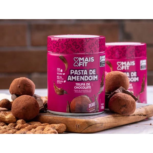 Pasta Amendoim Zero Adição Açúcar, Zero Lactose, Vegana Sem Glúten 500 G