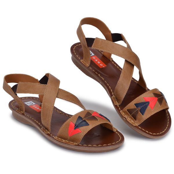 Sandalia Couro Sol Flip Solado Espuma P.U 