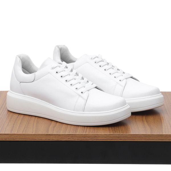Sapato Masculino Atacador Milão Confort Branco