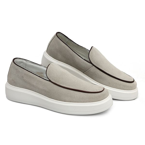 Sapato Masculino Milão Confort Cinza