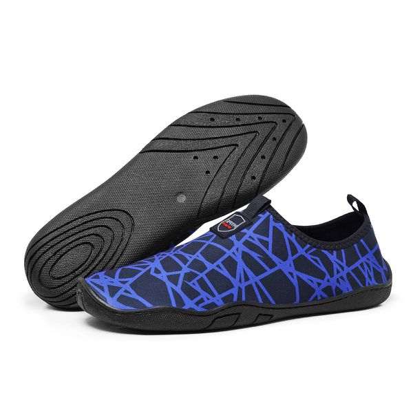 SAPATILHA AQUÁTICA NEOPRENE HÍBRIDA PRAIA PESCA E CICLISMO AZUL