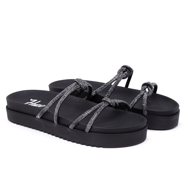 SANDÁLIA PAPETE BIRKEN PRETO