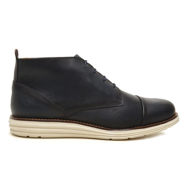 SAPATO MASCULINO COURO MARINHO