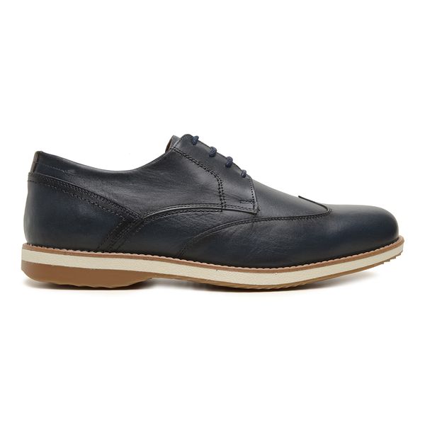 SAPATO MASCULINO DE COURO MARINHO