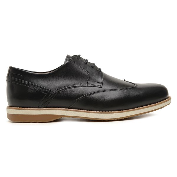SAPATO MASCULINO DE COURO PRETO