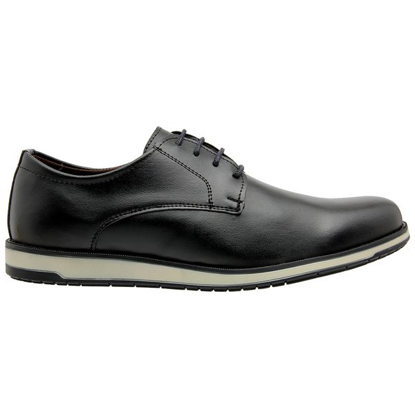 SAPATO SINTÉTICO MASCULINO PRETO