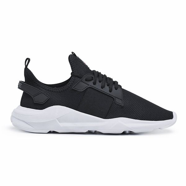 TÊNIS MASCULINO ESPORTE PRETO COM BRANCO