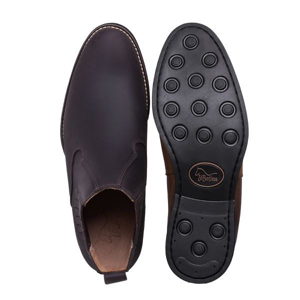 Botina fazenda boots cheap café masculina 19795