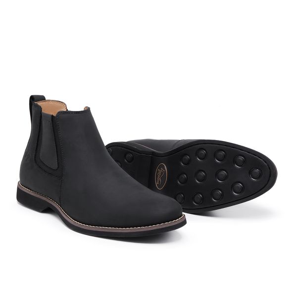 Botina 7002 - Crazy Horse Preto | ZEBOTINA